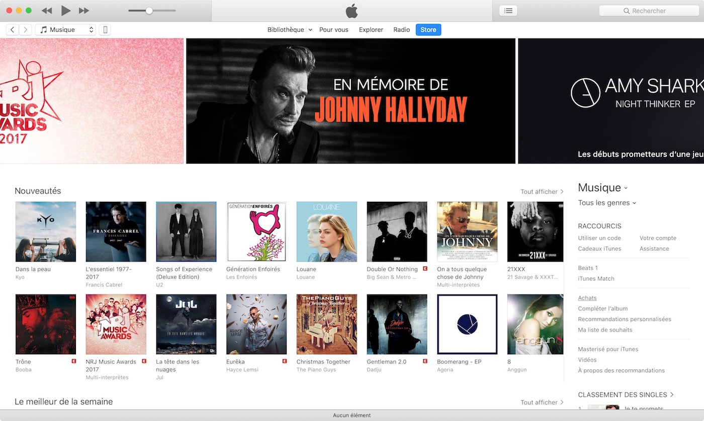 L’iTunes Store est en panne, confirme Apple