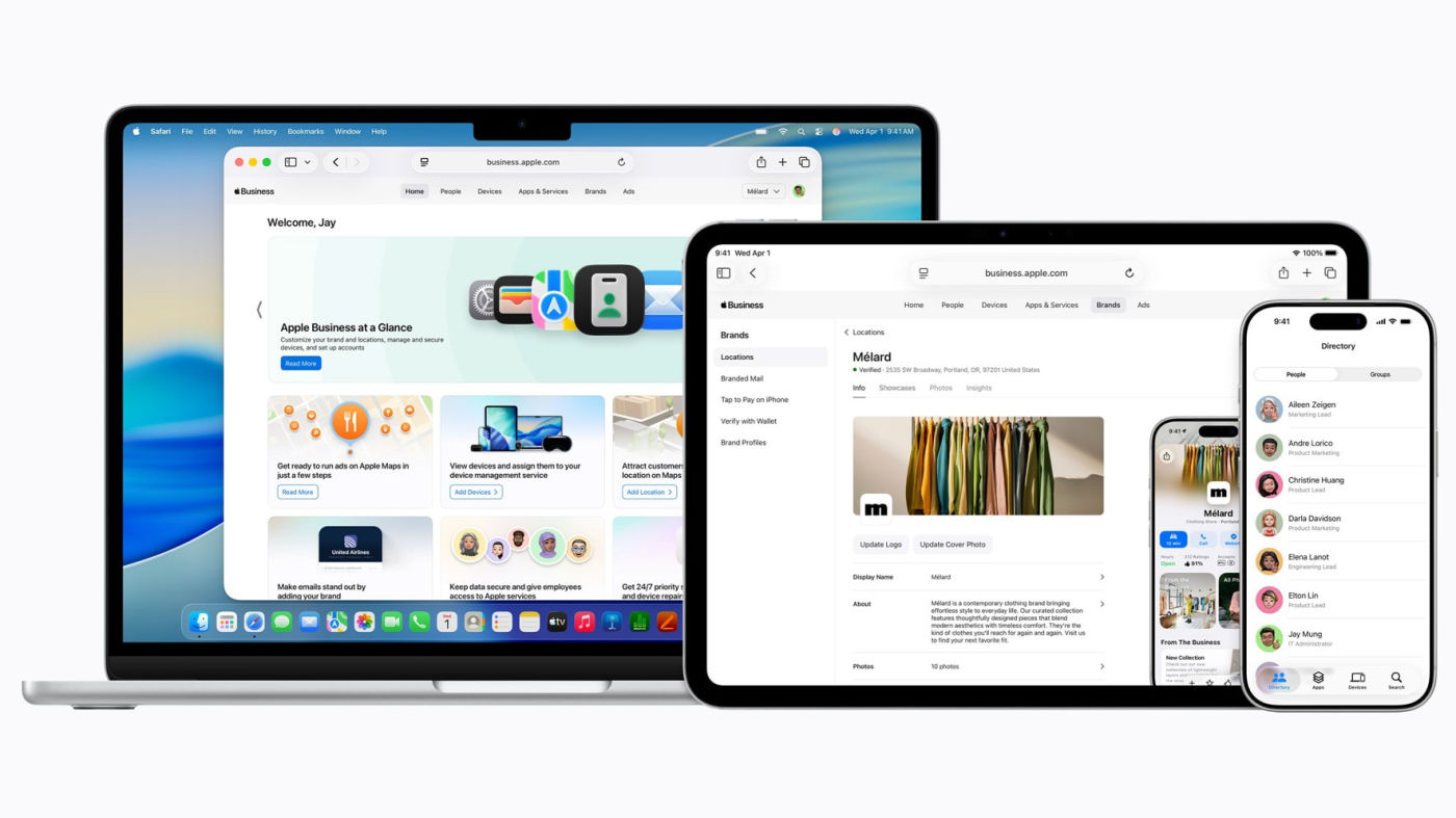 Apple annonce Apple Business qui regroupe ses services pour entreprises